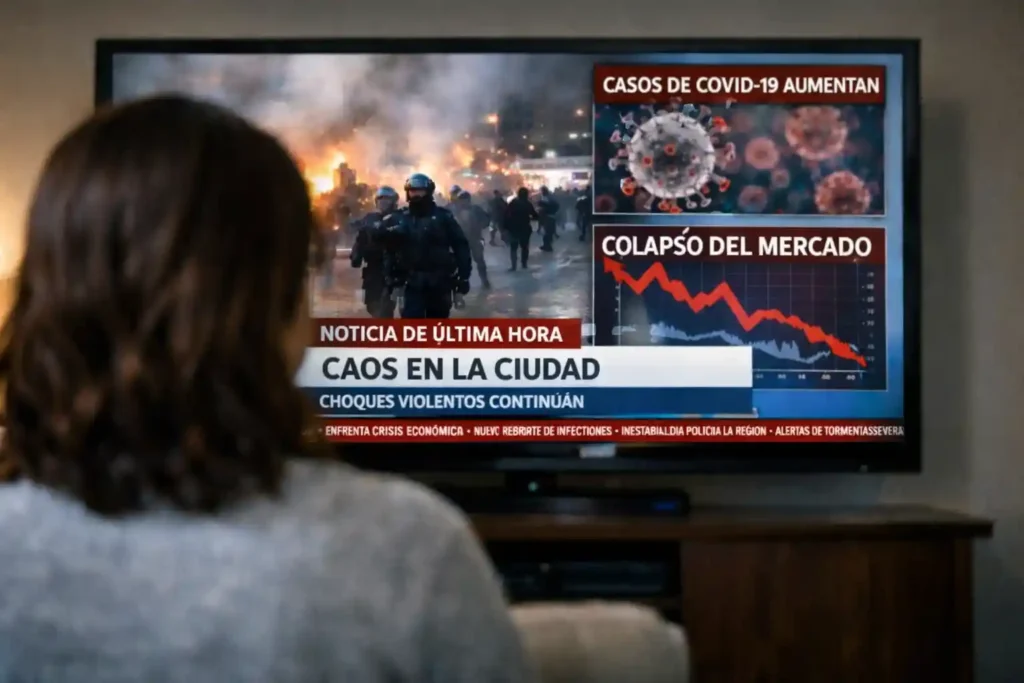 Cómo las noticias afectan tu salud mental